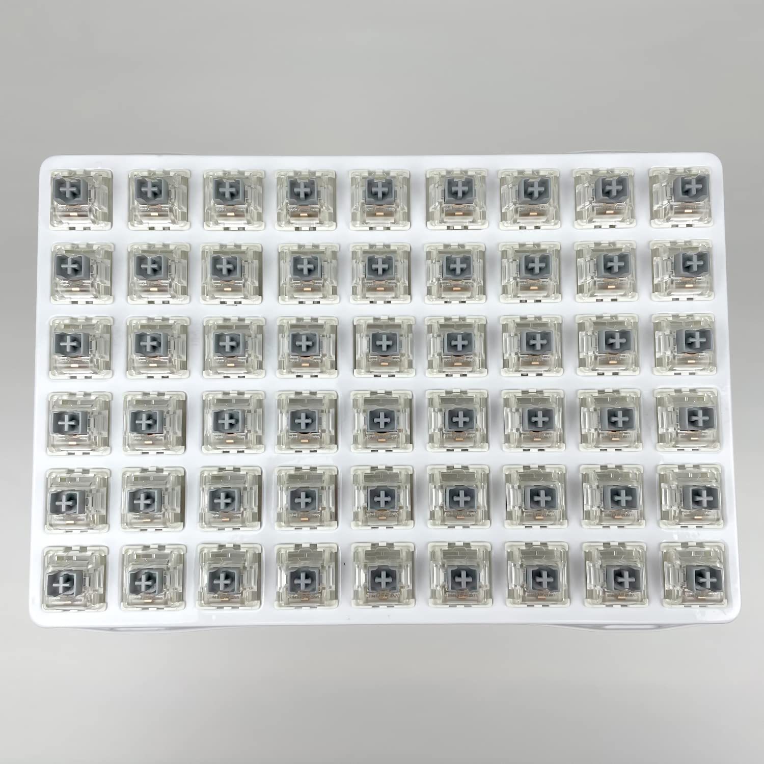 kutethy Gateron G Silver Pro Pre-lubed 3pin RGB SMD Linear Dust-Proof Switches for Gaming Mechanical Keyboards 108 Pcs - View 4 of 7