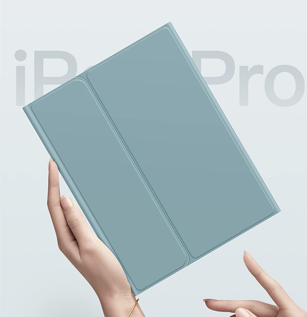 QIYIBOCASE Cute Round Keys Keyboard Case for iPad 10.2 9th Gen 8th Gen 7th Gen Pro 10.5 Air 3rd Gen Detachable Bluetooth Keyboard Case Blue - View 5 of 8