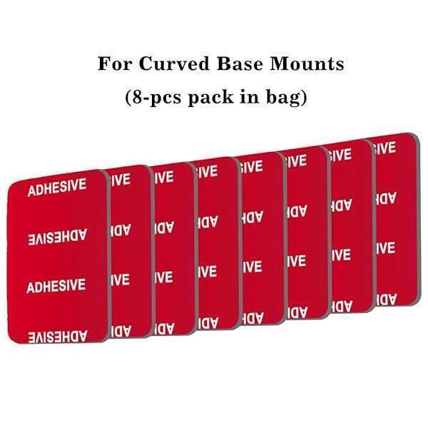 VIIMAKE VIIMAKE 8pcs 3M Sticky Adhesive Pads for GoPro - Curved & Flat Mount Replacement Kits for Hero 10, 9, 8, 7, 6 & Action Cameras - View 8 of 8