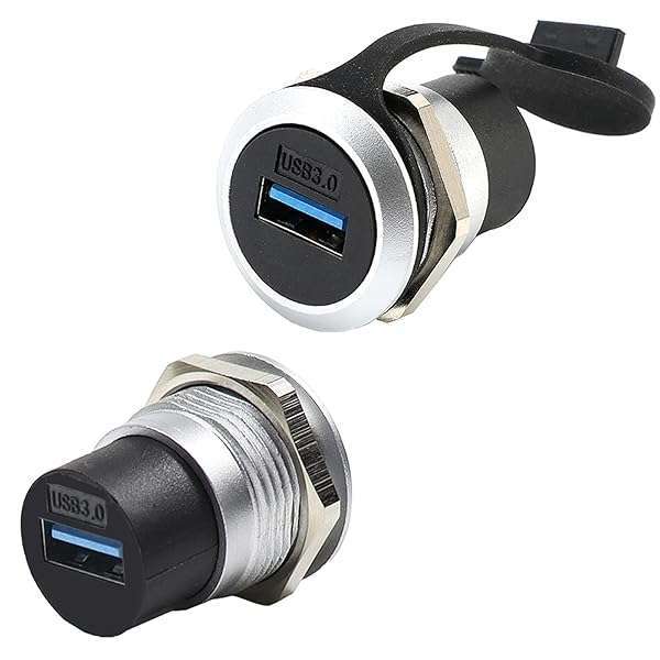 Buy PENGLIN 2Pack USB 3.0 Panel Mount Coupler - Female to Female Extension Adapter with Dustcap