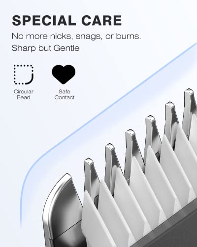 MANSPOT Manspot Manscape Pubic Hair Trimmer for Men and Women Waterproof Electric Shaver with Hypoallergenic Blades for Safe Groin Grooming - View 4 of 9