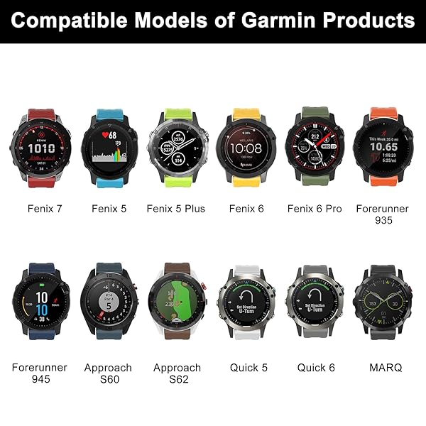 OVERSTEP OVERSTEP Fenix 7 Watch Band Soft Silicone 22mm Strap for Garmin Fenix 5 5 Plus 6 6 Pro Military Green - View 5 of 9