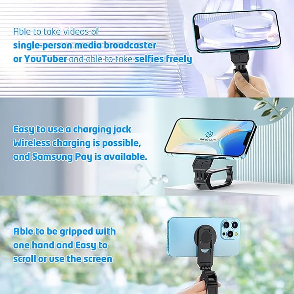 WixGear Shop WixGear SELFPICT: Secure Hand Selfie Holder & Stand - New 2022 Patent Item for Perfect Selfies! - View 5 of 10
