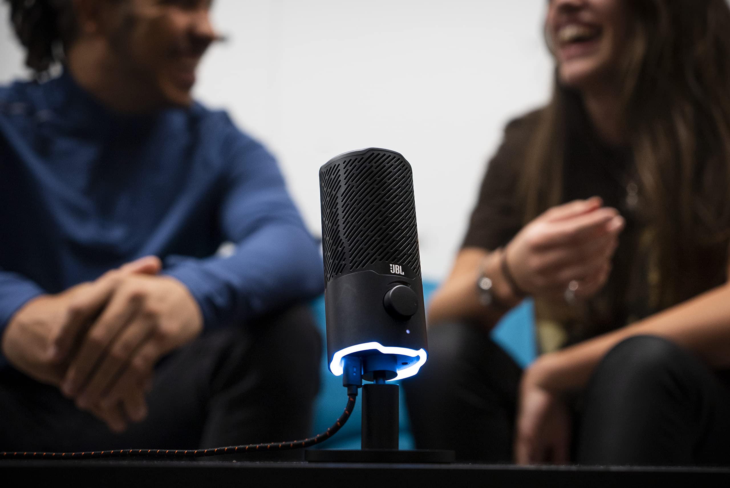 JBL JBL Quantum Stream: Dual pattern premium USB Microphone for Streaming, Recording and Gaming, Voice monitoring with easy volume control, (Black) (Renewed) - View 7 of 8