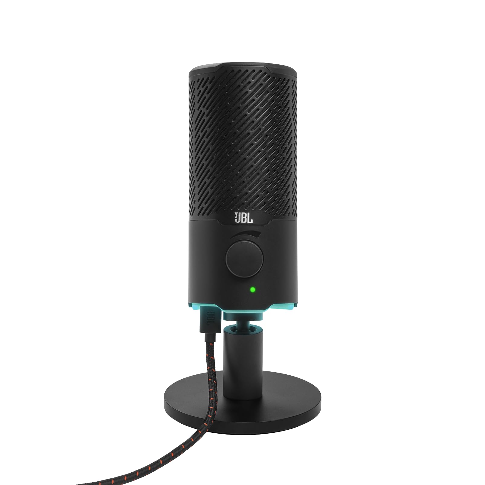 JBL JBL Quantum Stream: Dual pattern premium USB Microphone for Streaming, Recording and Gaming, Voice monitoring with easy volume control, (Black) (Renewed)
