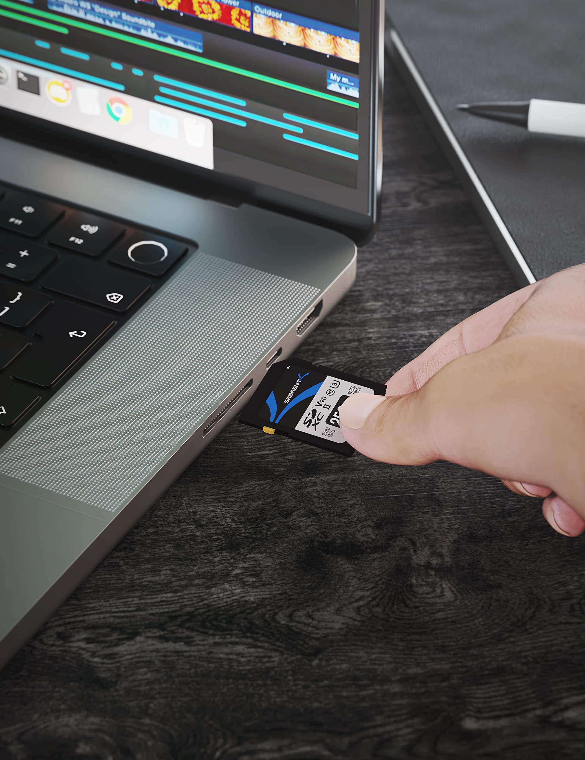 SABRENT SABRENT Rocket v90 256GB SD UHS-II Memory Card High Speed R280MBs W250MBs Ideal for Photography and Video Storage - View 7 of 7