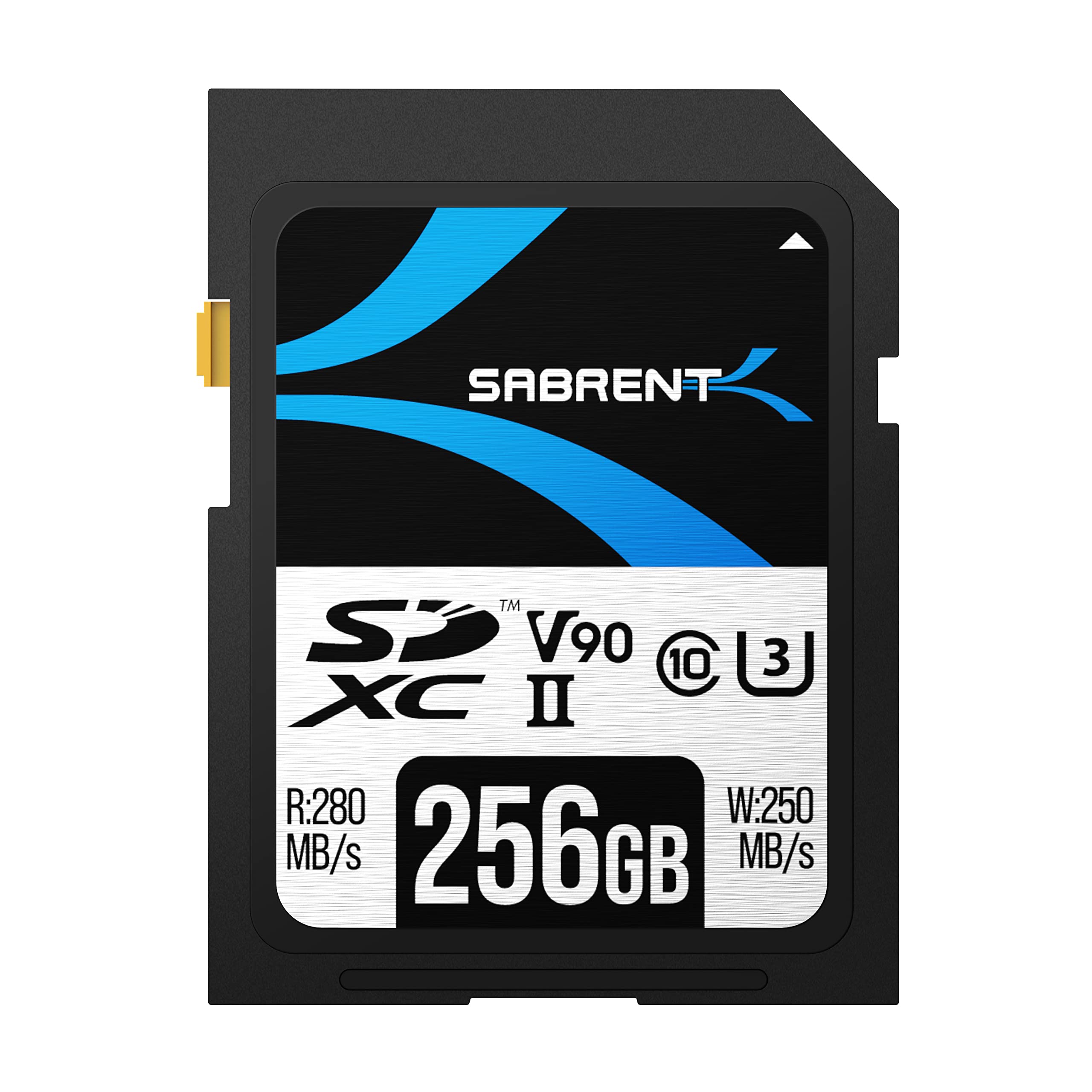 SABRENT Rocket v90 256GB SD UHS-II Memory Card High Speed R280MBs W250MBs Ideal for Photography and Video Storage
