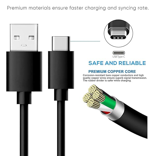YCWZZH Fast USB-C Wall Charger & Cable for Nokia 2780 Flip, XR20, G10-G400, 3.4-9 Phones - Quick Charging Solution - View 6 of 7