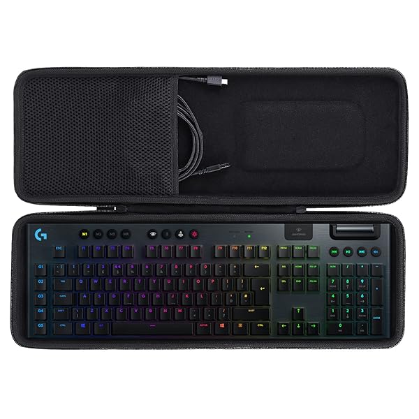 co2CREA Hard Travel Case Replacement for Logitech G915 Wireless Mechanical Gaming Keyboard (for G915 Full Size)