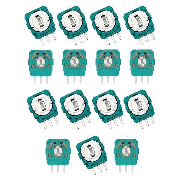 Onyehn Onyehn 15pcs 2k3 Ohm Potentiometer Set for Dualsense PS5 Controller - ALPS Joystick Repair Parts - View 2 of 6