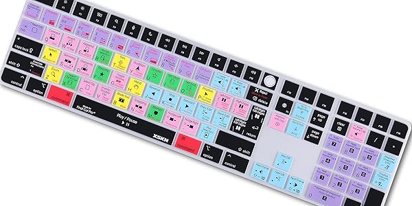 XSKN XSKN Magic Keyboard Skin for 2021 iMac M1 Silicone Touch ID Numeric Keypad EU US Layout - View 8 of 10