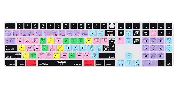 XSKN XSKN Magic Keyboard Skin for 2021 iMac M1 Silicone Touch ID Numeric Keypad EU US Layout - View 9 of 10