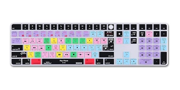 XSKN XSKN Magic Keyboard Skin for 2021 iMac M1 Silicone Touch ID Numeric Keypad EU US Layout - View 2 of 10