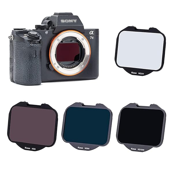 Kase Buy Kase 4-in-1 Clip-in Filter Kit for Sony Alpha Cameras - ND & UV Protection for A7, A9, FX3 | Fast Shipping!