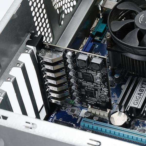 MZHOU Upgrade Your PC with MZHOU 7 Port PCI Express USB 3.0 Expansion Card - Compatible with Windows 11/10/8/7/Vista/XP - View 6 of 9