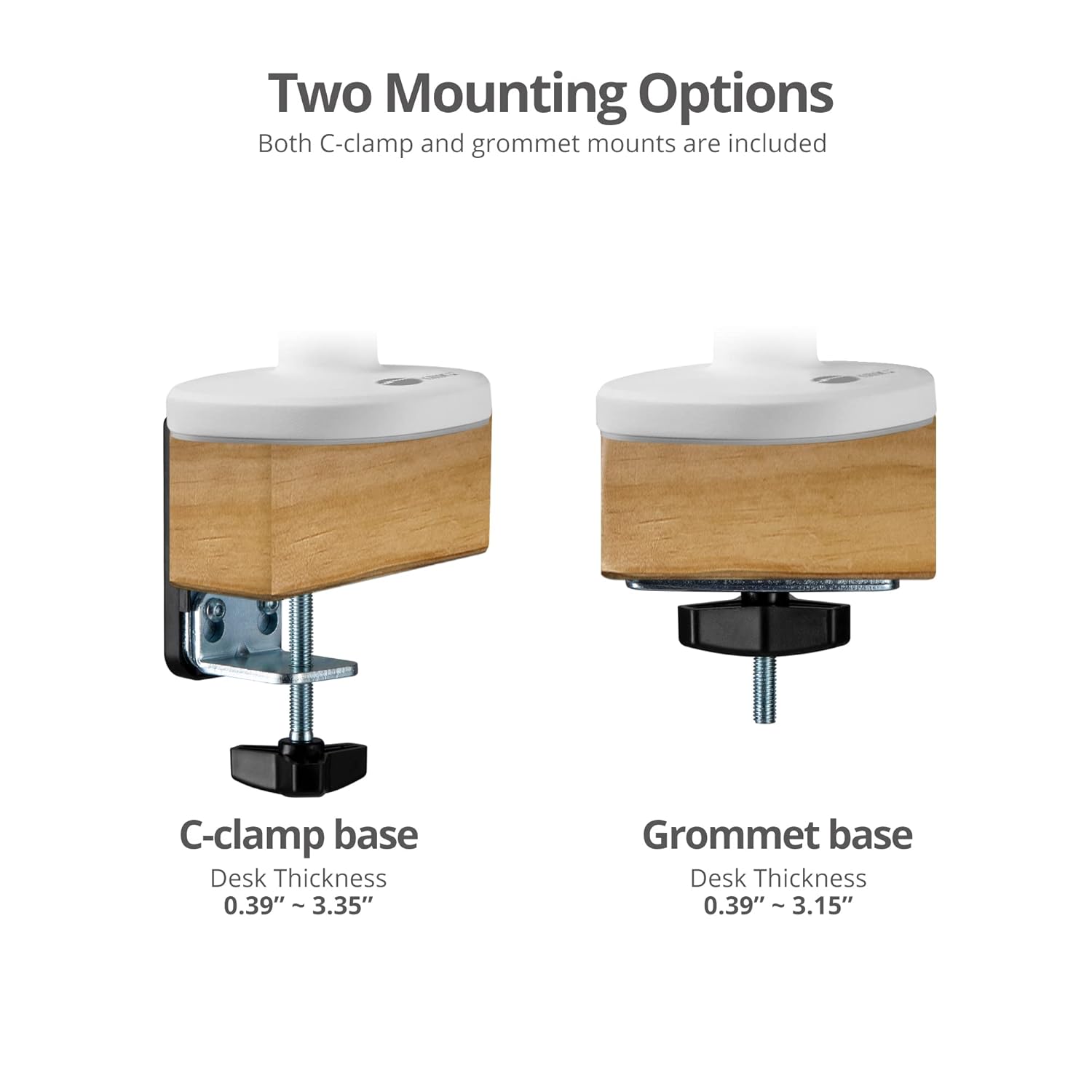 SIIG SIIG Single Monitor Desk Mount with RGB Lights for 17 to 34 Inch Flat or Curved Screens Articulating Stand CE-MT3J11-S1 - View 6 of 8