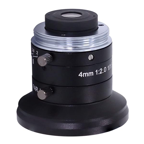 HTENG VISHI "FA 4mm Machine Vision C-Mount Lens for 1/1.8" Industrial Cameras - Fixed Focus Optics" - View 6 of 10
