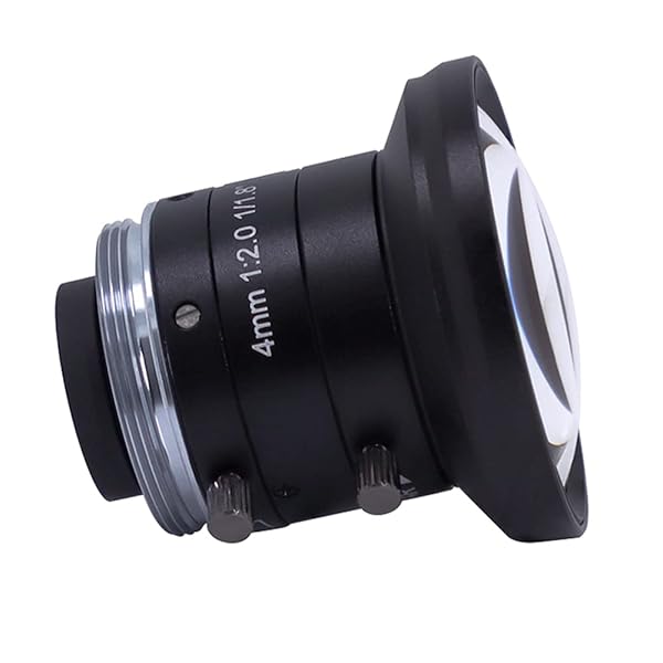 HTENG VISHI "FA 4mm Machine Vision C-Mount Lens for 1/1.8" Industrial Cameras - Fixed Focus Optics" - View 9 of 10