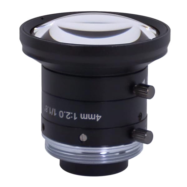 HTENG VISHI "FA 4mm Machine Vision C-Mount Lens for 1/1.8" Industrial Cameras - Fixed Focus Optics" - View 3 of 10