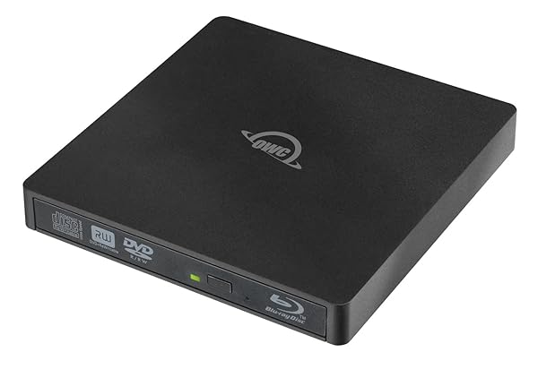 OWC OWC 6X Slim USB 3.0 External Optical Drive: Fast BDR & DVDRW Burner for All Your Needs - View 2 of 6