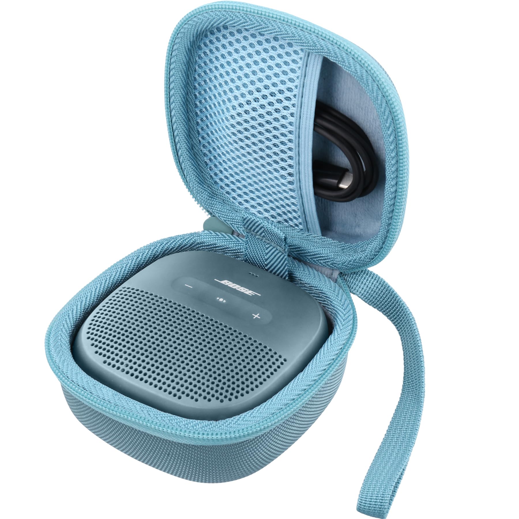 Aenllosi Case for Bose SoundLink Micro Bluetooth Speaker Storage Organizer Stone Blue Case Only