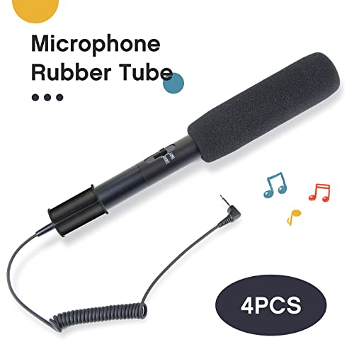 Boao Boao 4 Pcs Microphone Shock Mount Rubber Spacer Tube Compatible with Rode NTG Shotgun Fx3 Mic Sleeve Washer - View 5 of 9