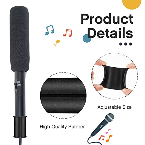 Boao Boao 4 Pcs Microphone Shock Mount Rubber Spacer Tube Compatible with Rode NTG Shotgun Fx3 Mic Sleeve Washer - View 9 of 9