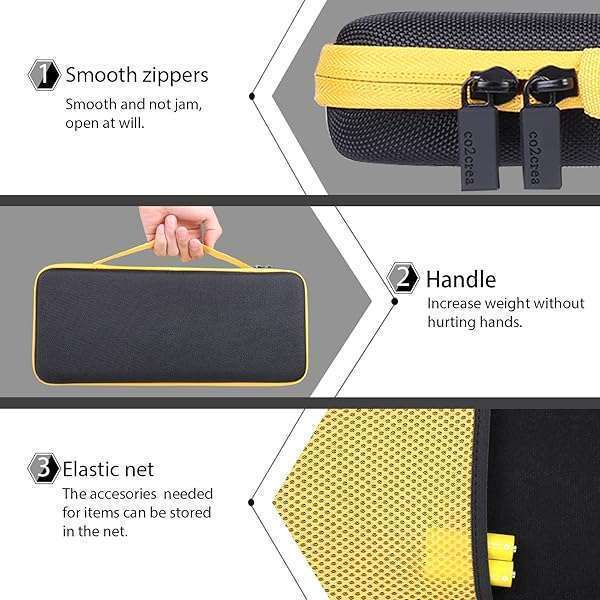 co2CREA co2CREA Hard Case for Logitech K400 Plus Wireless Touch Keyboard & Touchpad - Durable Protection - View 4 of 7