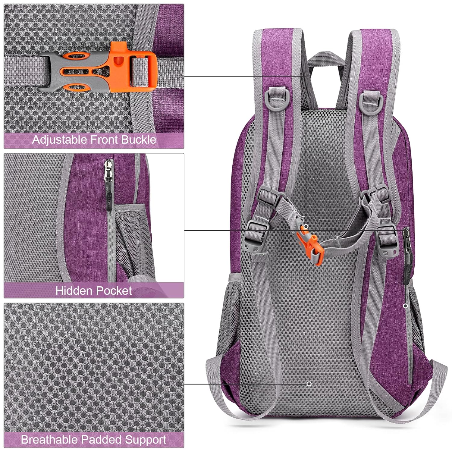 G4Free G4Free Mini 10L Hiking Daypack Compact Shoulder Backpack for Men and Women Ideal for Outdoor Cycling and Day Trips - View 5 of 9