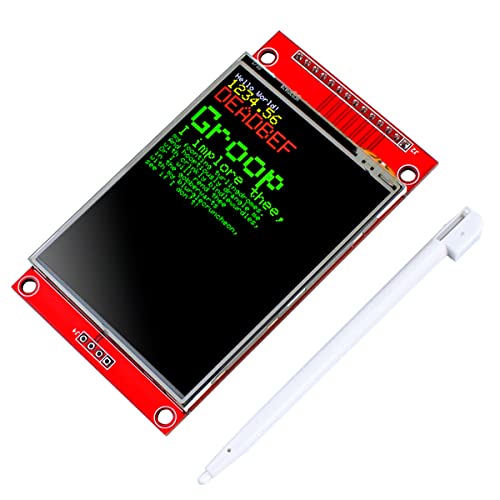 Hosyond "Hosyond 2.8" TFT LCD Touch Screen Shield for Arduino R3/Mega2560 - 320x240 SPI ILI9341 Display Module with Touch Pen"