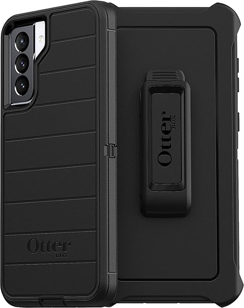 OtterBox OtterBox Defender Series Rugged Case for Samsung Galaxy S21 5G Black with Microbial Defense Non-Retail Packaging - View 3 of 11