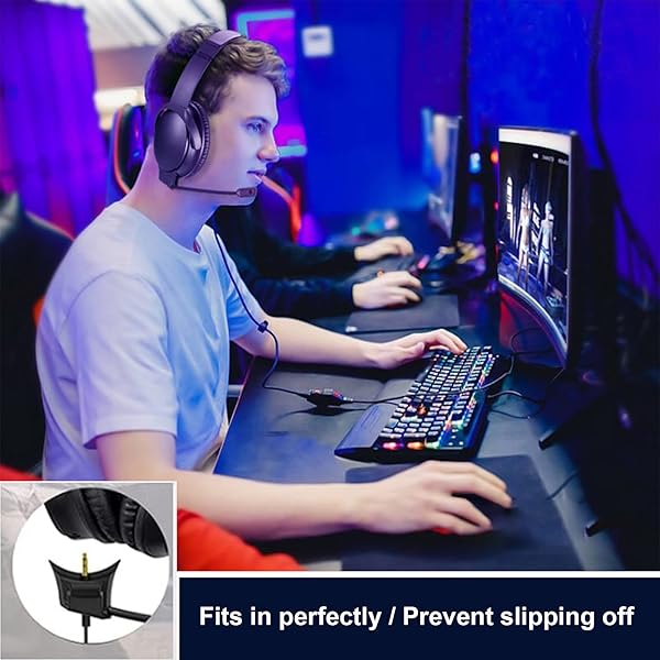 Arzweyk Replacement Cable with Boom Microphone for Bose QC35ii QC35 Headphones Compatible with PC Laptop PS4 PS5 Xbox One Controller - View 9 of 9