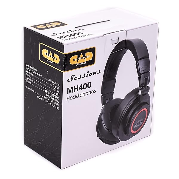 CAD Audio Buy CAD Audio MH400 Black Headphones - Premium Sound Quality & Comfort - View 8 of 8