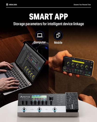 Donner Donner Arena 2000 Guitar Multi-Effects Pedal: 278 Effects, 100 IRs, Looper & More! - View 8 of 9