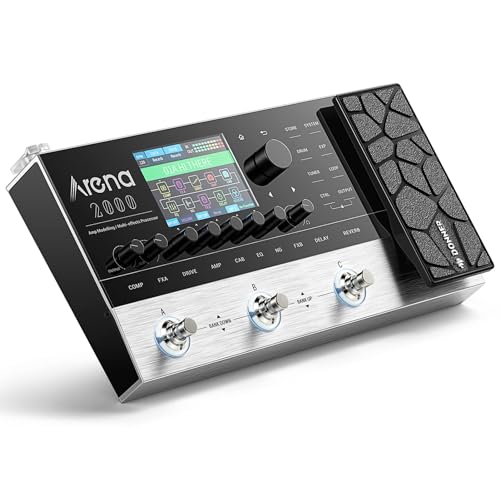 Donner Donner Arena 2000 Guitar Multi-Effects Pedal: 278 Effects, 100 IRs, Looper & More! - View 2 of 9