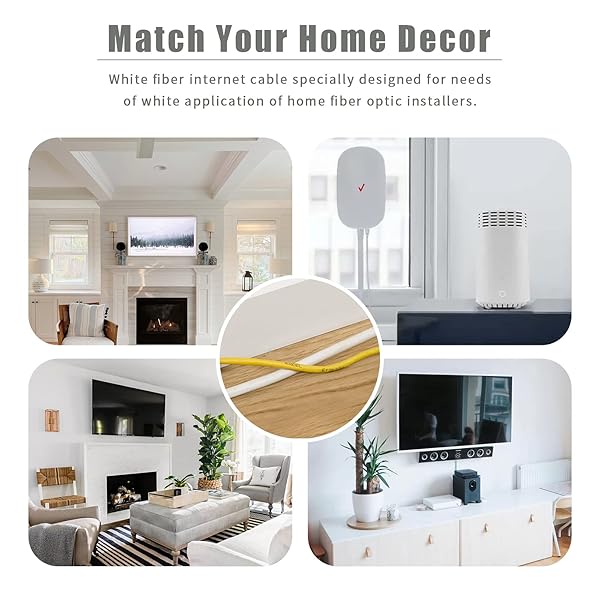 Bangun 30ft SC/APC to SC/APC Fiber Optic Cable - Armored Single Mode Jumper, OS1/OS2 Compatible, LSZH White - High-Speed Internet Solution - View 7 of 7