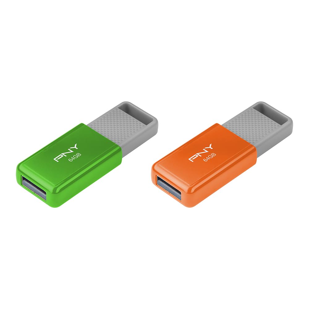 PNY 64GB USB 2.0 Flash Drive 2-Pack High Speed Storage Solution for Easy File Transfer - View 3 of 9
