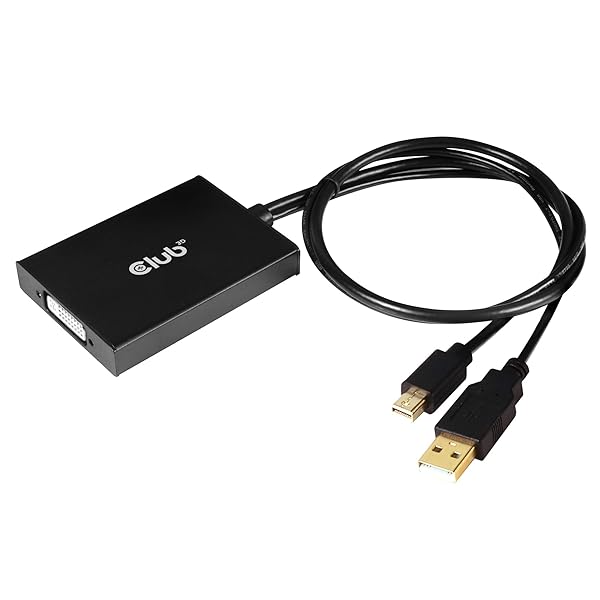 Club 3D Club 3D CAC-1130-A Mini DisplayPort to Dual Link DVI Adapter for Apple Cinema Displays - Active HDCP Off - View 3 of 7