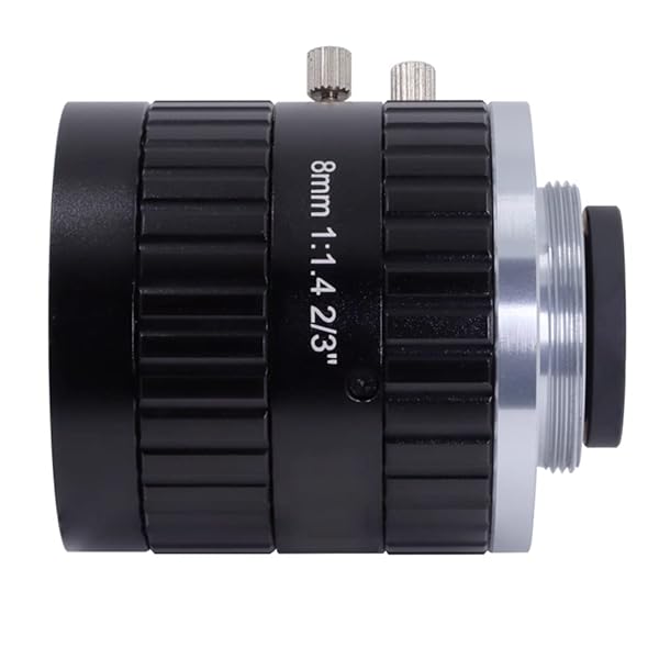 HTENG VISHI FA 8mm 2/3 Inch Fixed Focal Lens for Machine Vision Industrial Camera C Mount Lens - View 4 of 7