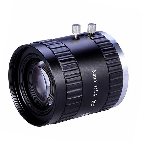 HTENG VISHI FA 8mm 2/3 Inch Fixed Focal Lens for Machine Vision Industrial Camera C Mount Lens - View 5 of 7