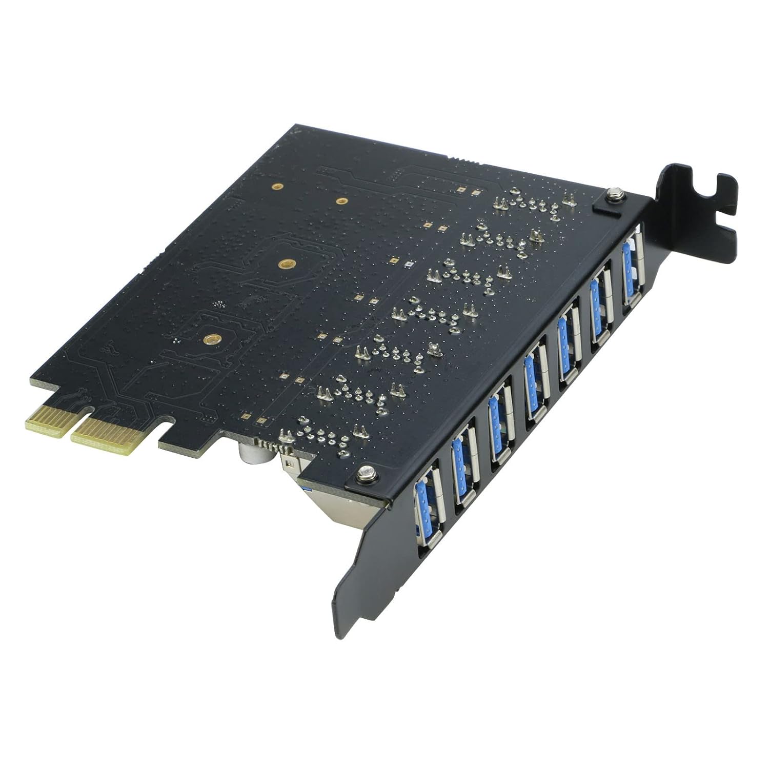 RIITOP USB 3.0 PCIe Expansion Card 7 Port RIITOP Adapter 5Gbps No Power Needed for Fast Data Transfer - View 6 of 7