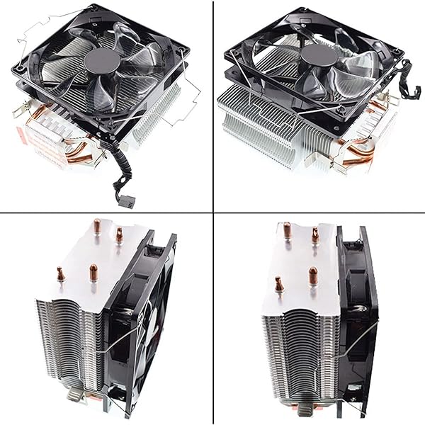 DGZZI DGZZI 2PCS CPU Radiator Fan Hook - Elastic Steel Bracket for 12cm Fans | Secure & Durable - View 6 of 6
