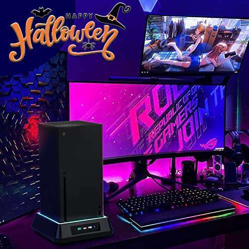 Mviioe Ultimate Xbox Series X Cooling Fan Stand with LED, Turbo Fan & USB Ports - Mviioe Compatible Accessory - View 7 of 8