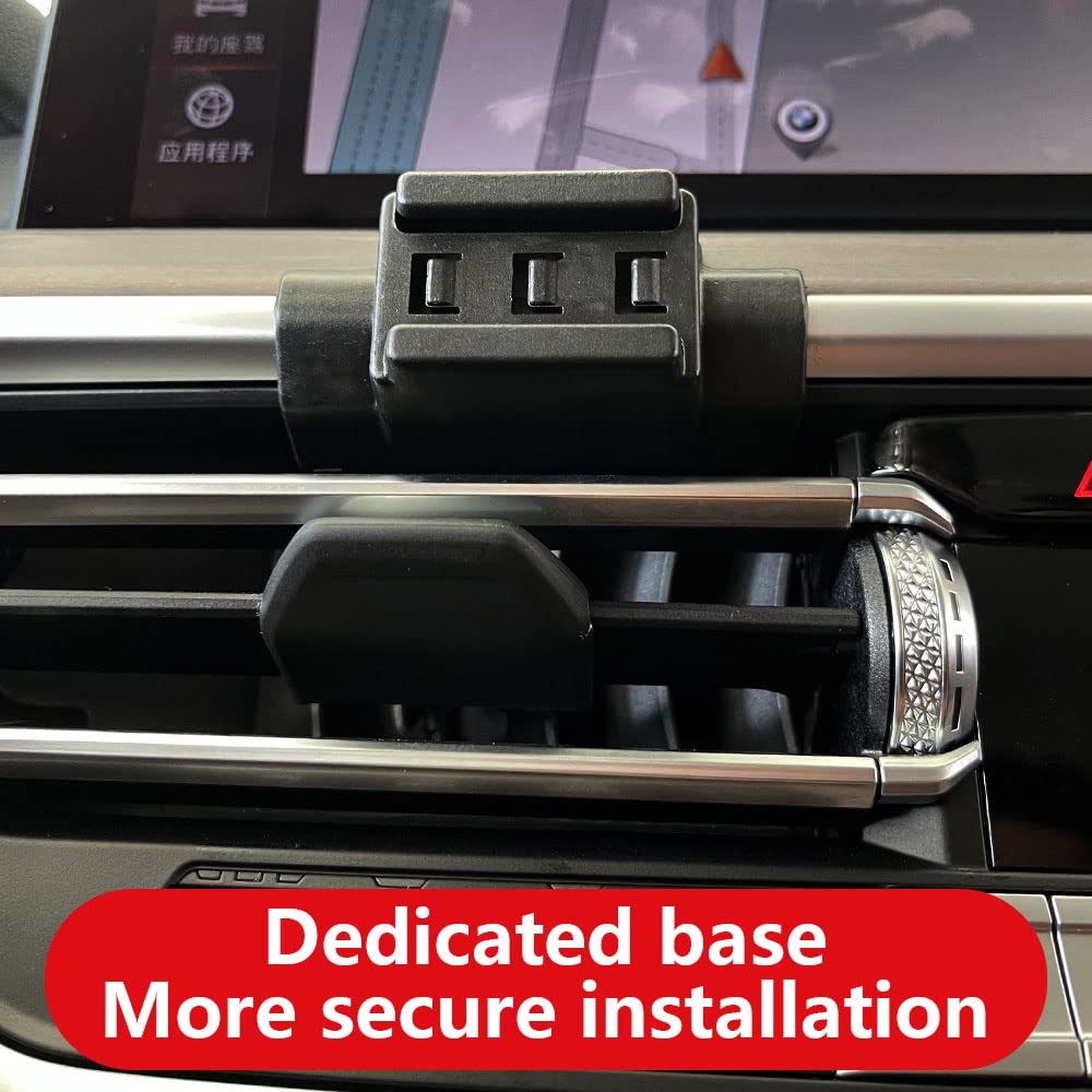 LUNQIN Car Phone Holder for 2022-2024 BMW X3 X3M X4 X4M M40i Auto Accessories Navigation Mobile Cell Phone Mount - View 4 of 6