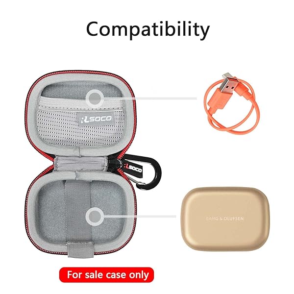 RLSOCO RLSOCO Hard Case for Bang & Olufsen Beoplay EX: Ultimate Protection for Your Wireless Earphones - View 4 of 9
