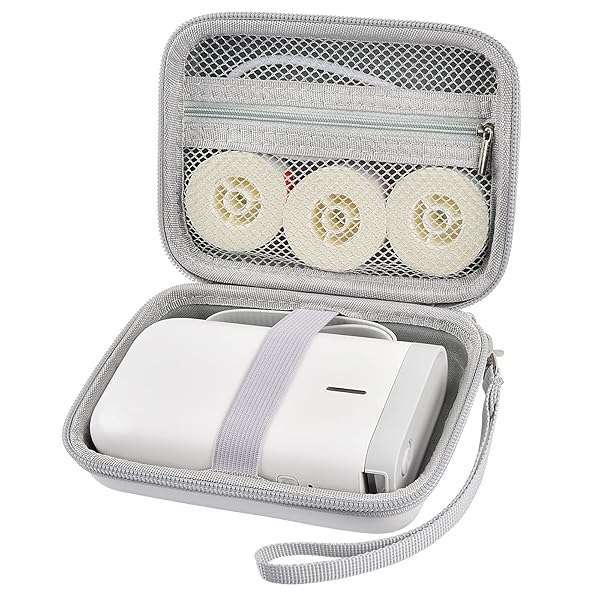 ALKOO ALKOO Case Compatible with NIIMBOT D11 Label Maker Printer, Storage Bag for Phomemo D30 for Canon for Ivy 1/2 for HP Sprocket Mini Photo Printer & Label Paper Accessories- Holder Box Only