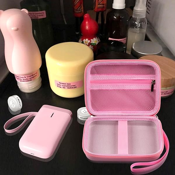 ALKOO ALKOO Case for NIIMBOT D11 & Phomemo D30 - Storage Bag for Canon Ivy, HP Sprocket Mini Printer & Label Accessories - View 7 of 8