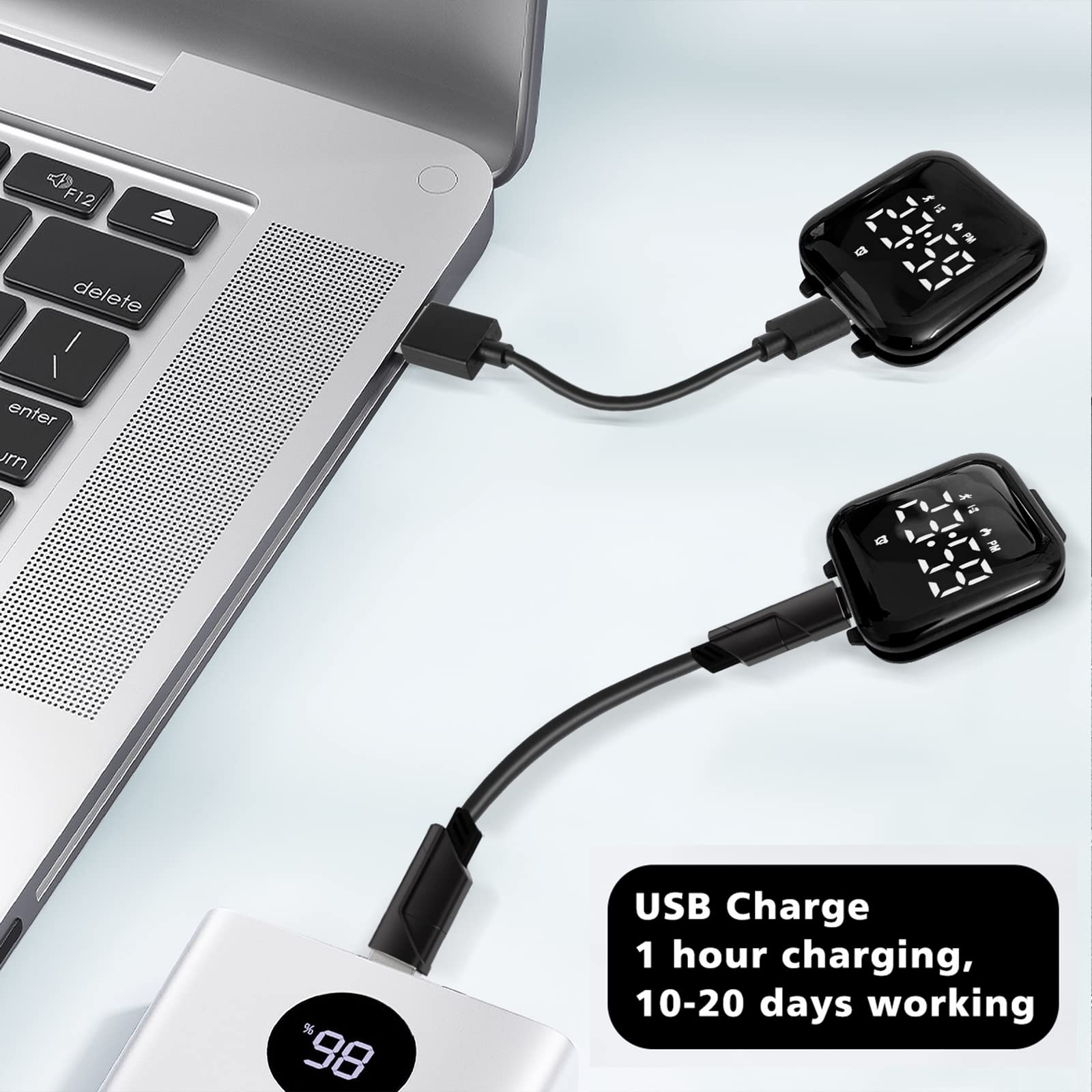 Kids Digital Sport Watch for Girls and Boys with Step Counter Pedometer Vibration Alarm Waterproof Fitness Tracker Ages 5-16 - View 5 of 7