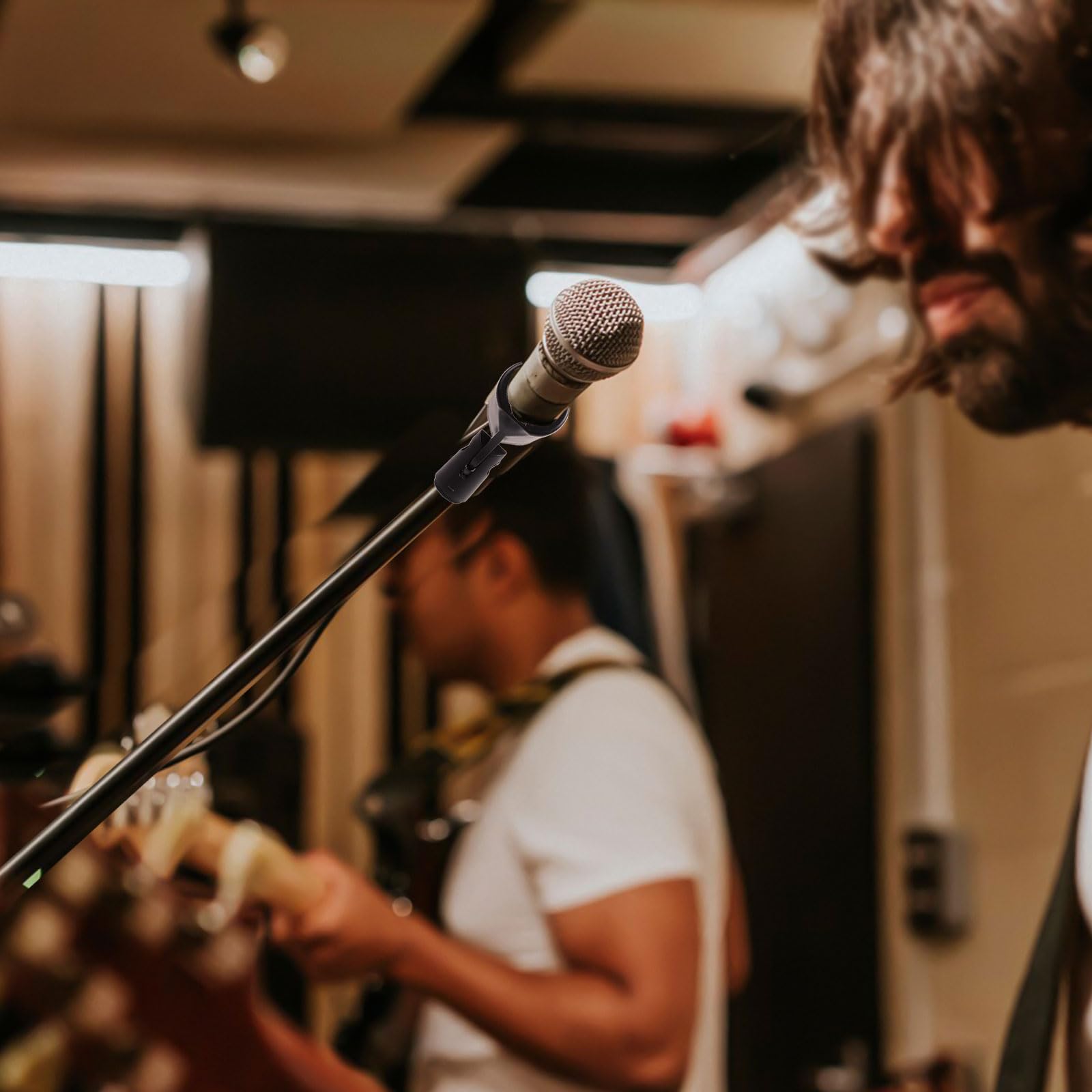 Pastlla 4Pcs Flexible Microphone Clip Adjustable Angle Handheld Wireless Mic Holder Inner Diameter 30-50mm - View 9 of 9