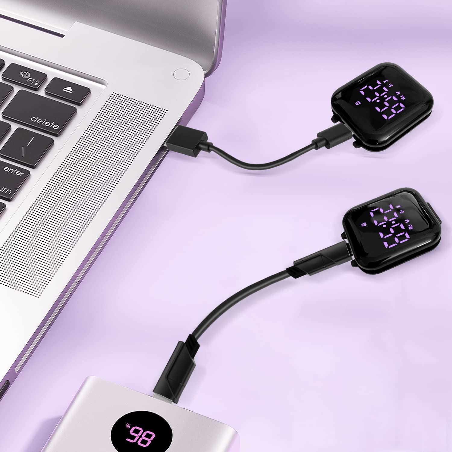 A ALPS Kids Digital Sport Watch Waterproof Fitness Tracker for Boys and Girls Ages 5-12 with Alarm Clock and Stopwatch - View 4 of 7